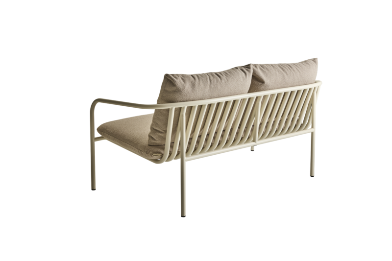 Bendt 2-personers sofa Pearl White/Teddy Beige