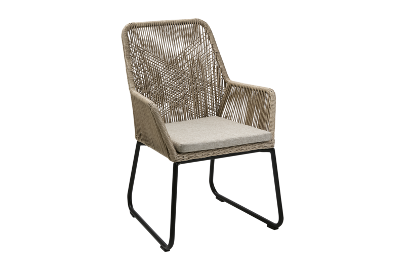 Midway stol med armlæn Beige/sand