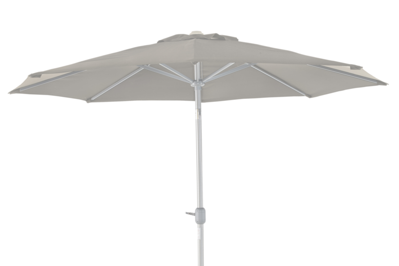 Andria parasol Sølv/beige