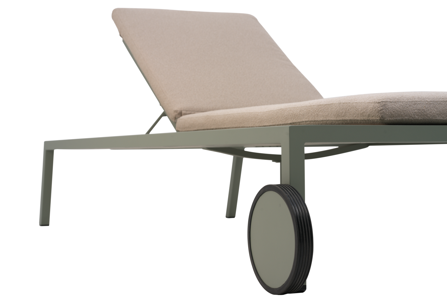 Samvaro hvileseng Dusty Green/Teddy Beige