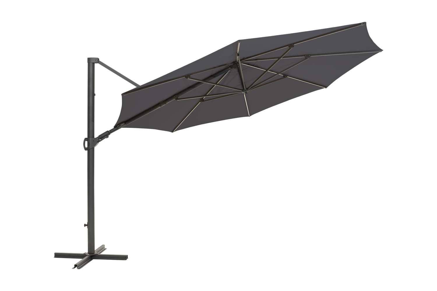 Cilento parasol Antracit/Grå