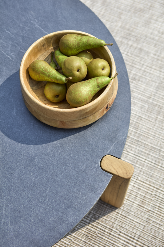 Domino sofabord Antracit/Teak