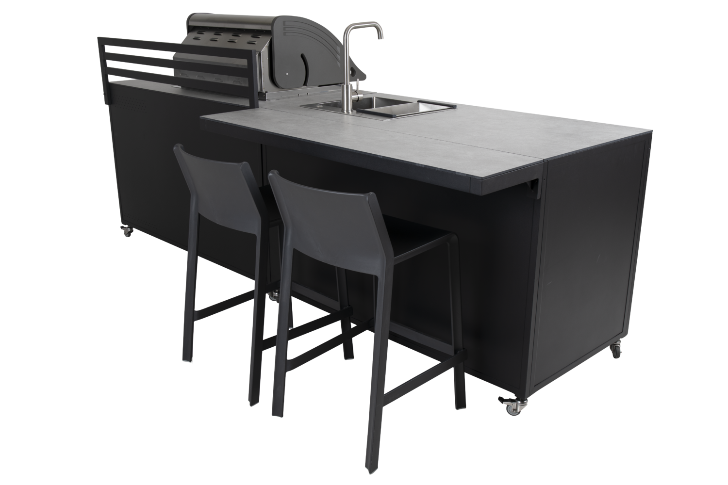 Fornax hylde Sort/grå