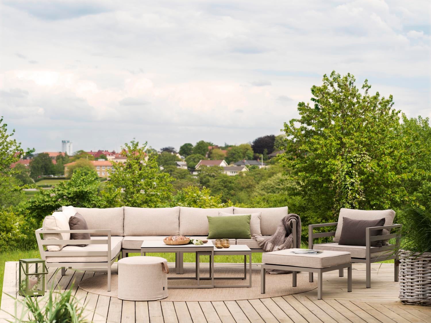 Weldon fodskammel Khaki/Sand