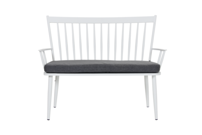 Alvena 2-personers sofa Hvid