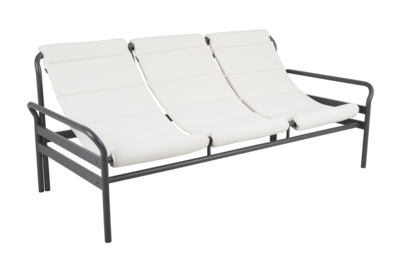 Sling 3-personers sofa Anthracite/Vanilla White