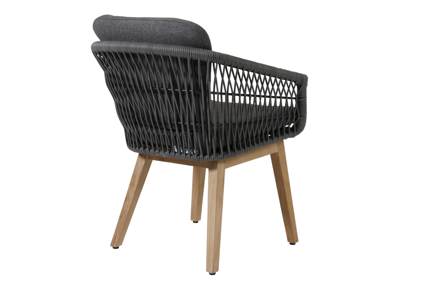 Kenton stol med armlæn Grå/grå