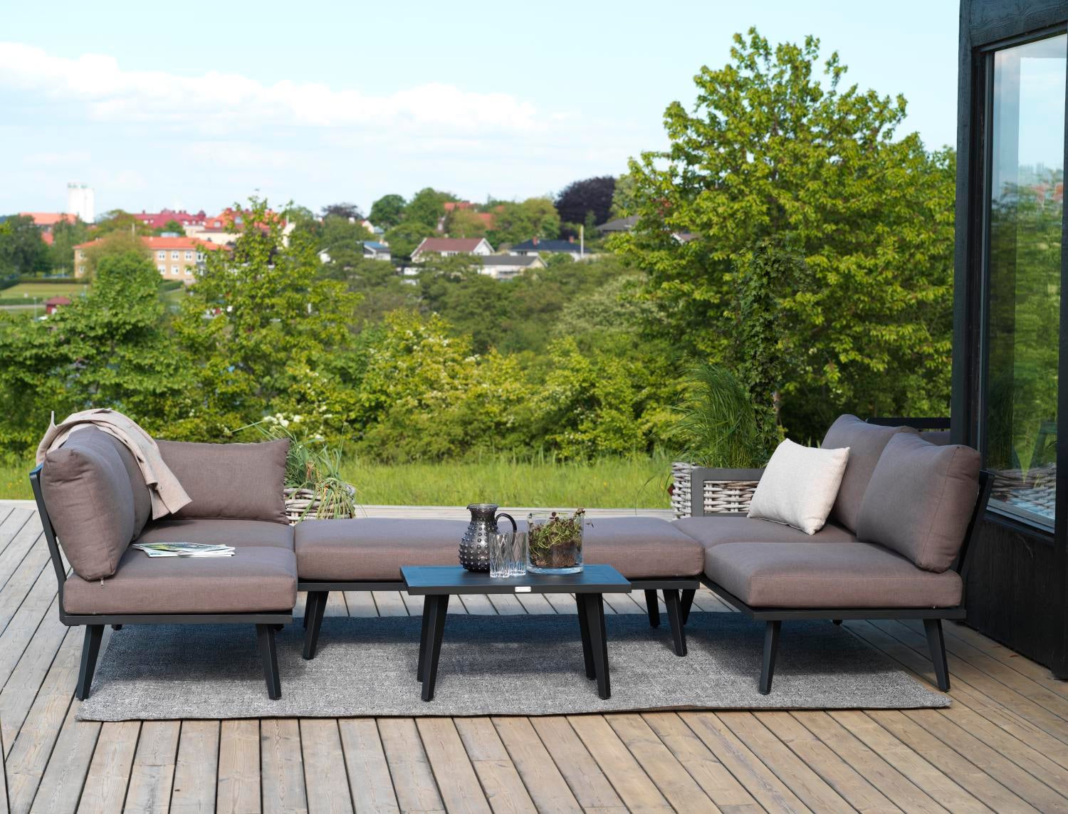 Villac sæde Hvid/Bistro brown