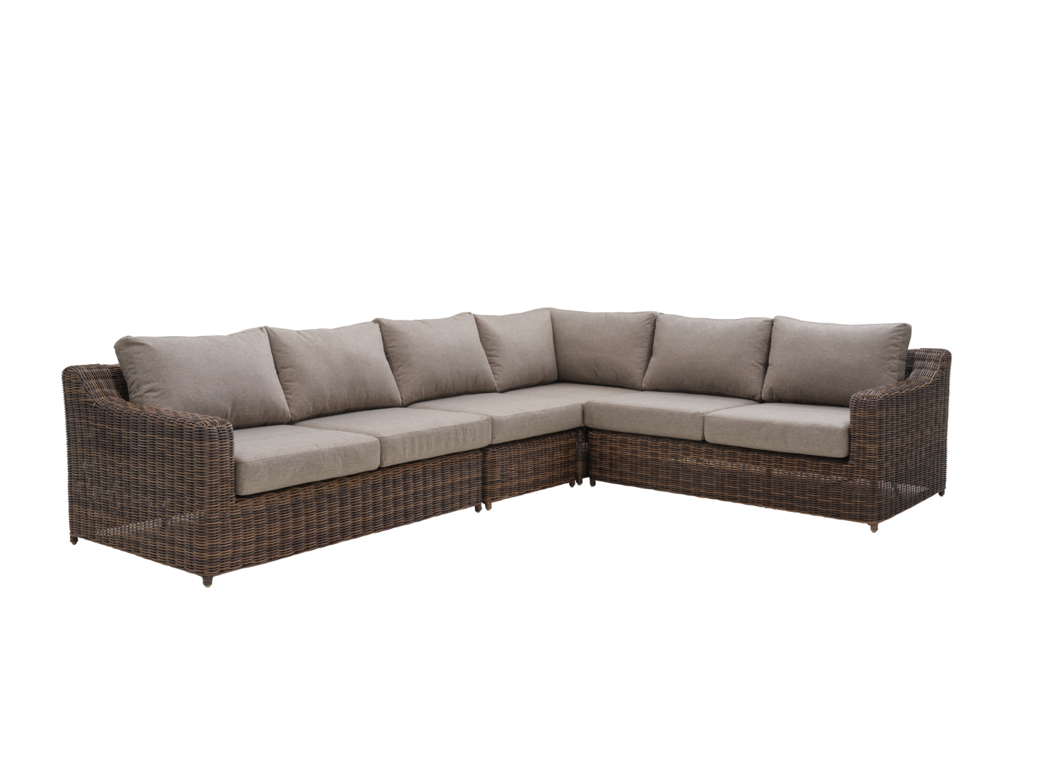 Glendon hjørne Dark Brown/Soft Moose