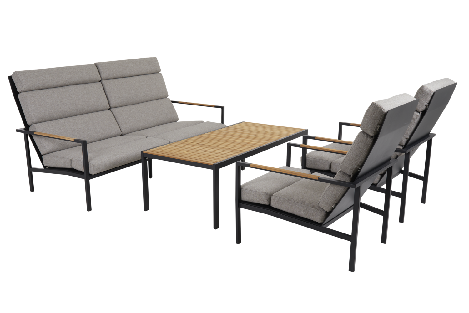 Indus 3-personers sofa Sort/beige