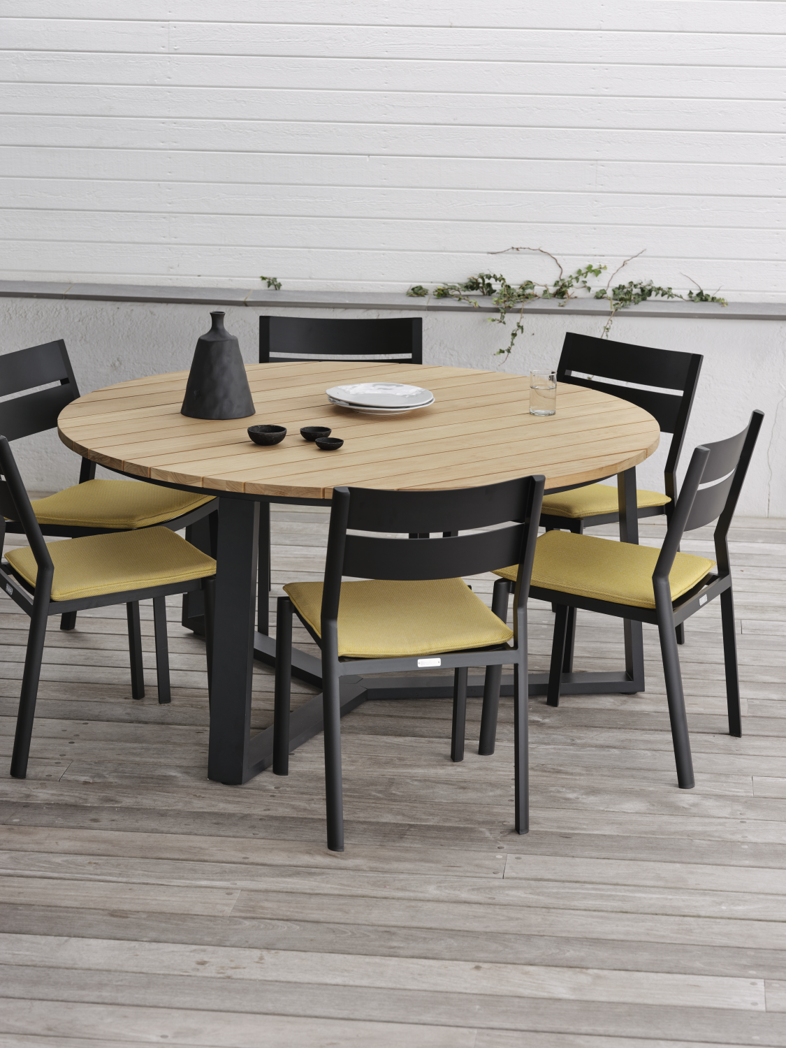 Delia spisebordsstol Sort