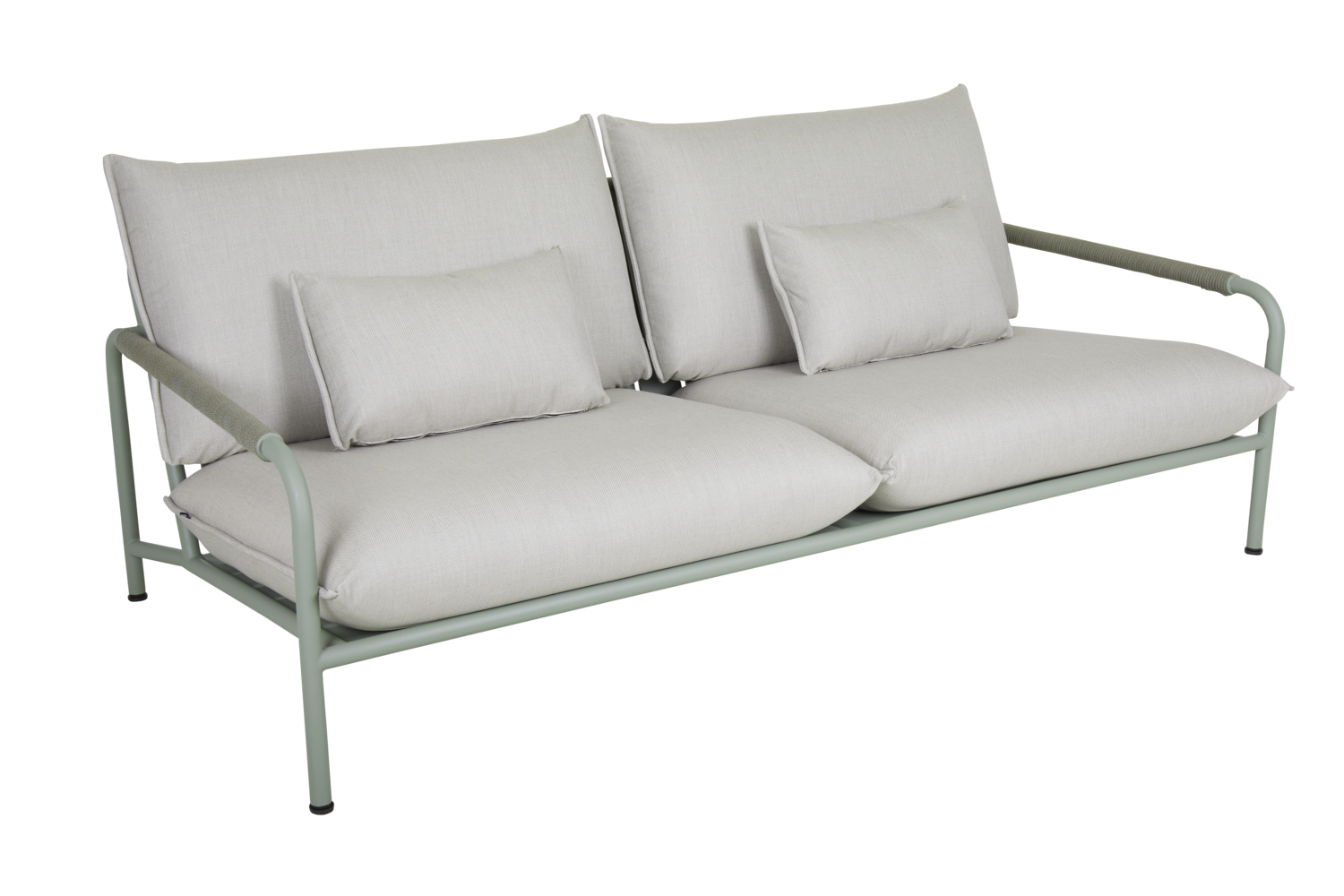 Lerberget 2,5 sæder sofa  Dusty Green/ash
