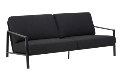 Lyra 2,5 sæder sofa  Sort/Teddy Black