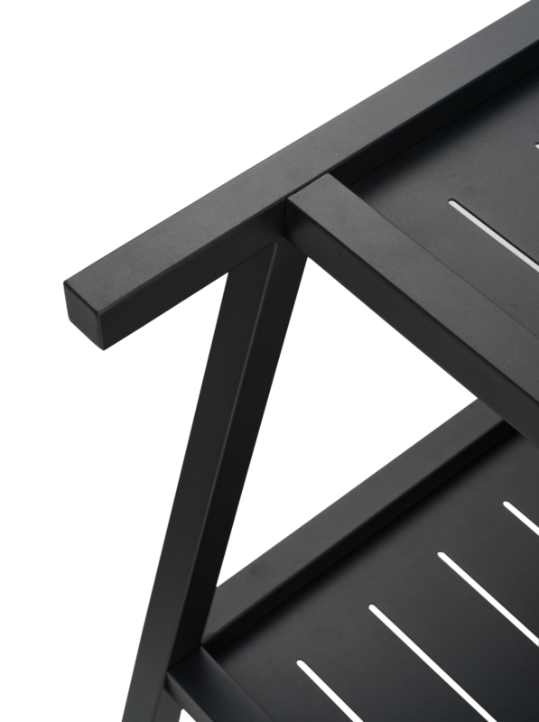 Samvaro serveringsvogn Sort