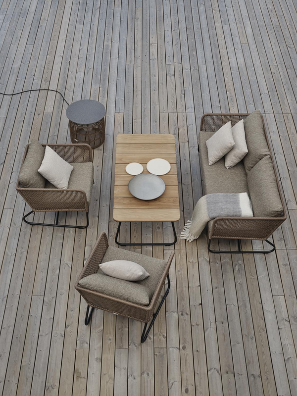 Nolli sofabord Sort/teak