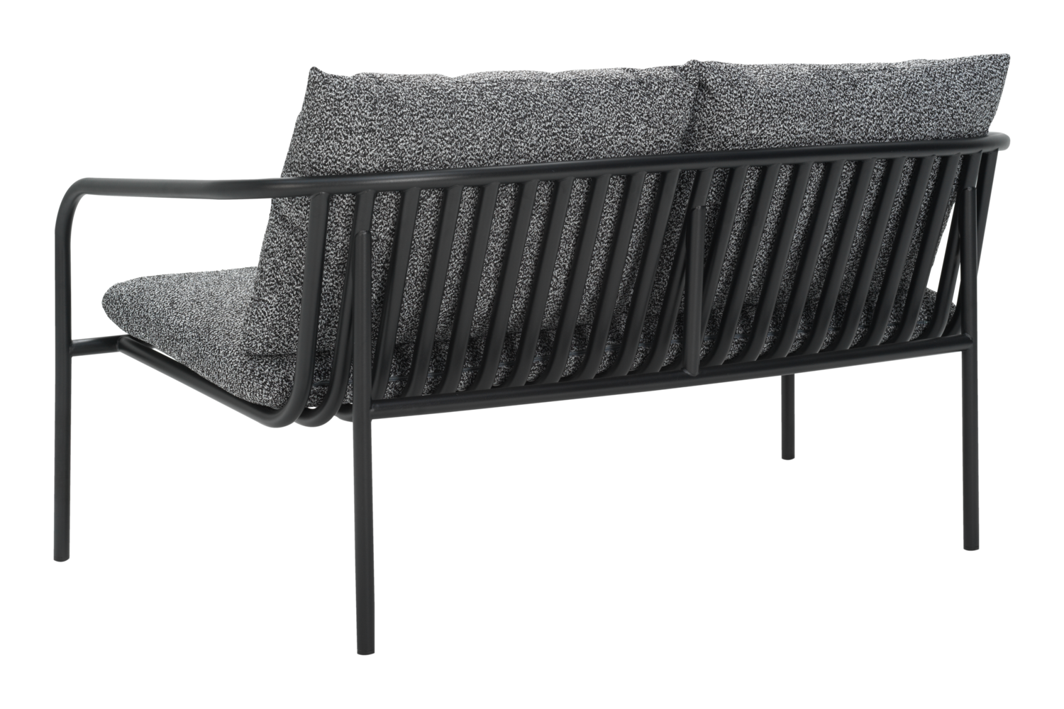 Bendt 2-personers sofa Sort/Teddy Ant