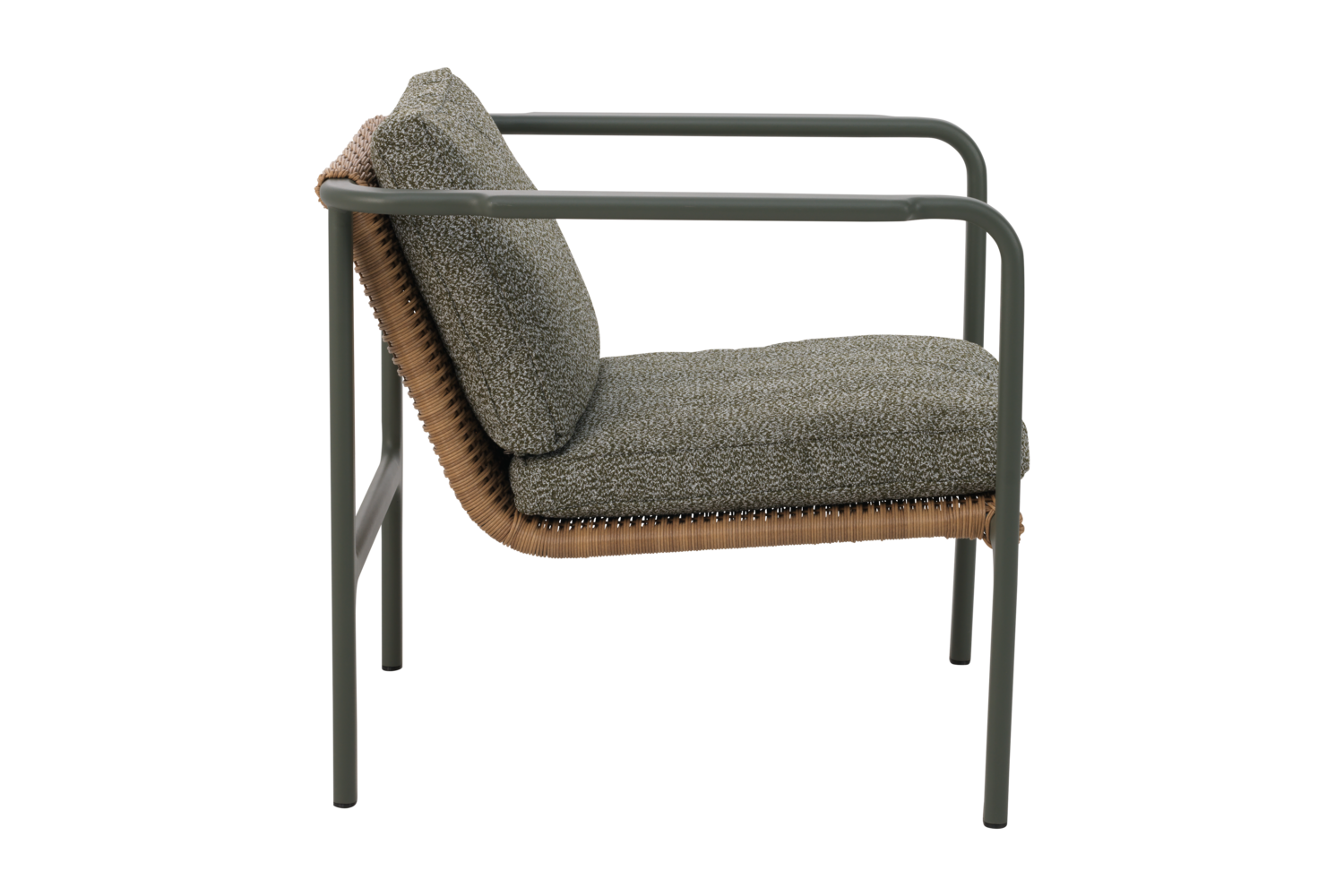 Motty lænestol Nordic Green/Teddy Verde