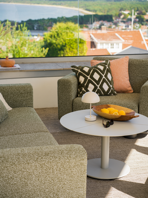 Bolster lænestol Antrasitt/Teddy Verde