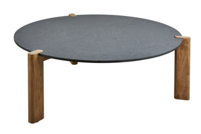 Domino sofabord Antracit/Teak