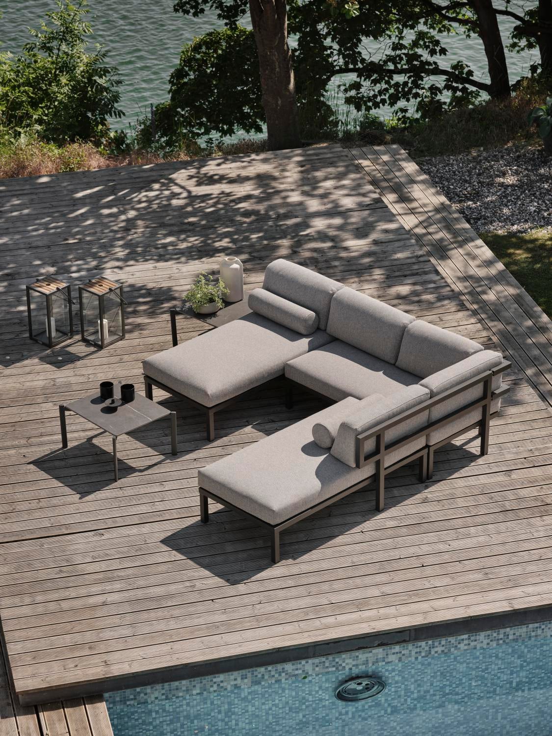 Hallavara sofabord Antracit/Grå