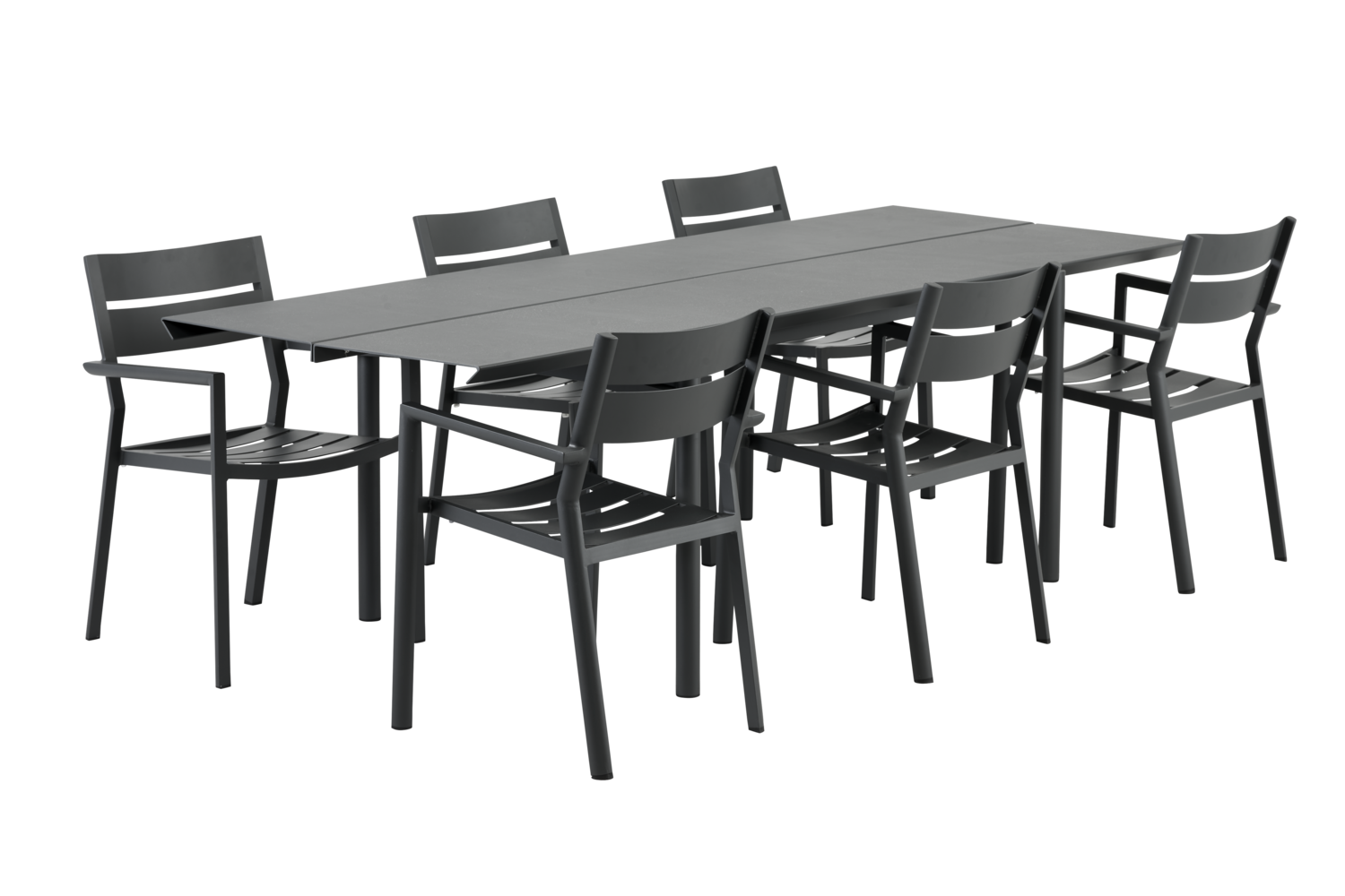 Delia stol med armlæn Antracit