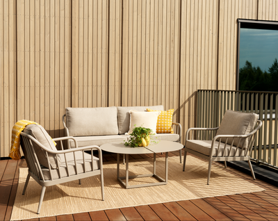 Coleville 3-personers sofa Khaki/Burlap Beige