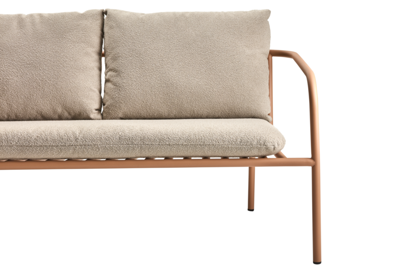 Bendt 2-personers sofa Peach/Teddy Beige