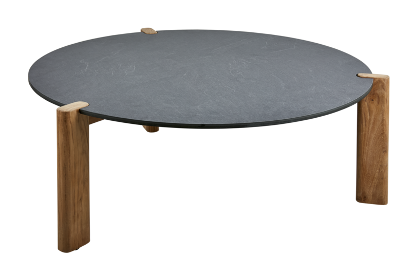 Domino sofabord Antracit/Teak