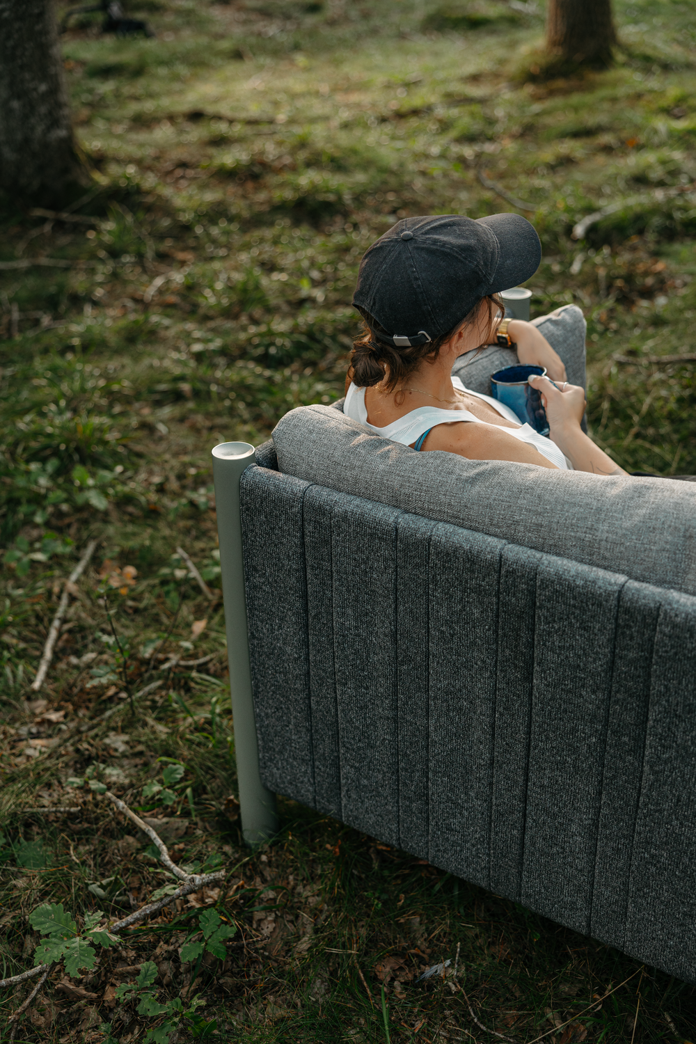 Brad 2,5 sæder sofa  Nordic Green/Charcoal Grey