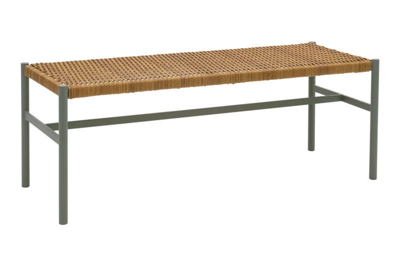 DK bænk Dusty Green/Natur