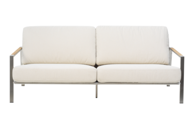 Naos 2,5 sæder sofa  Stainless Steel/Dot Beige