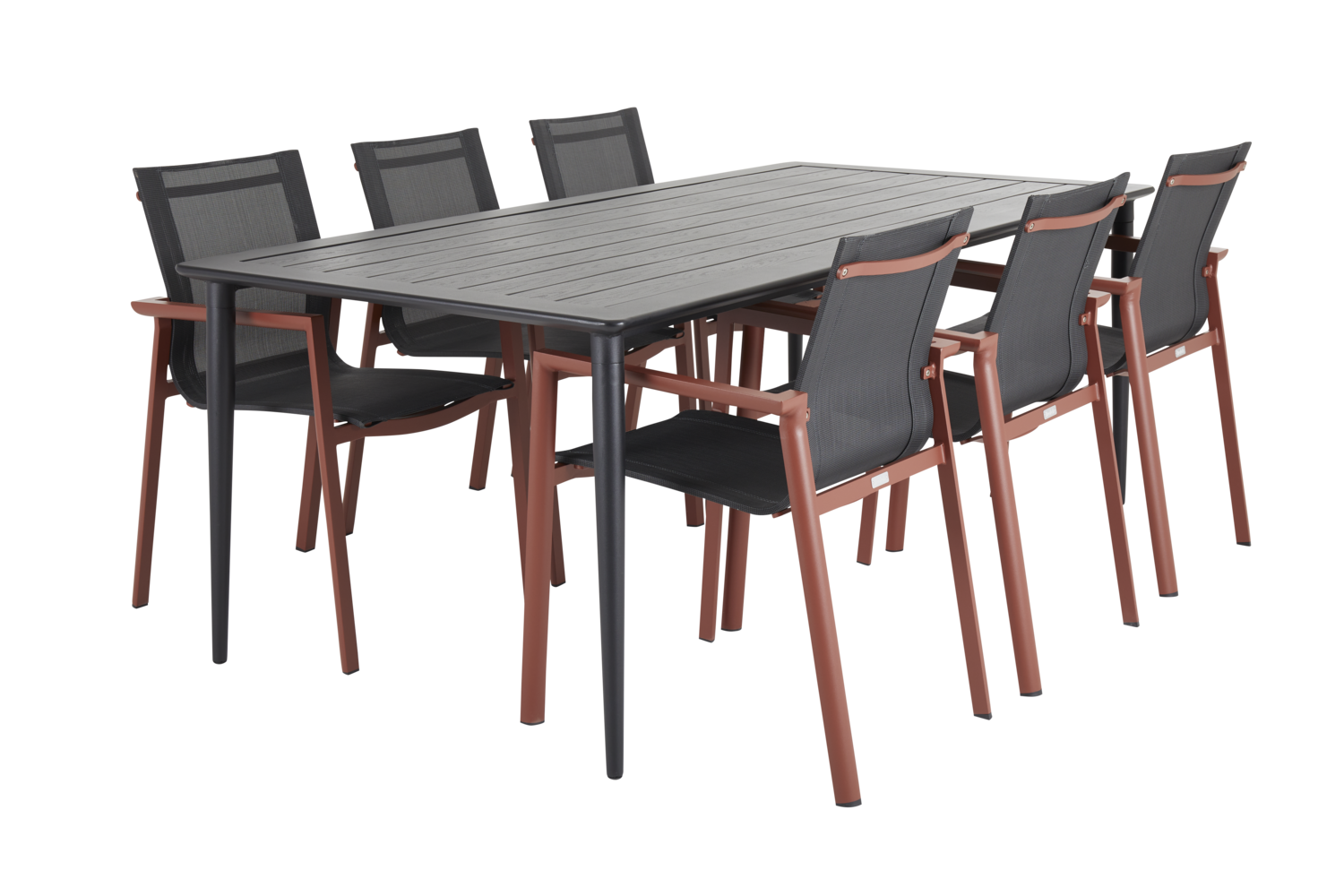 Nimes spisebord Sort