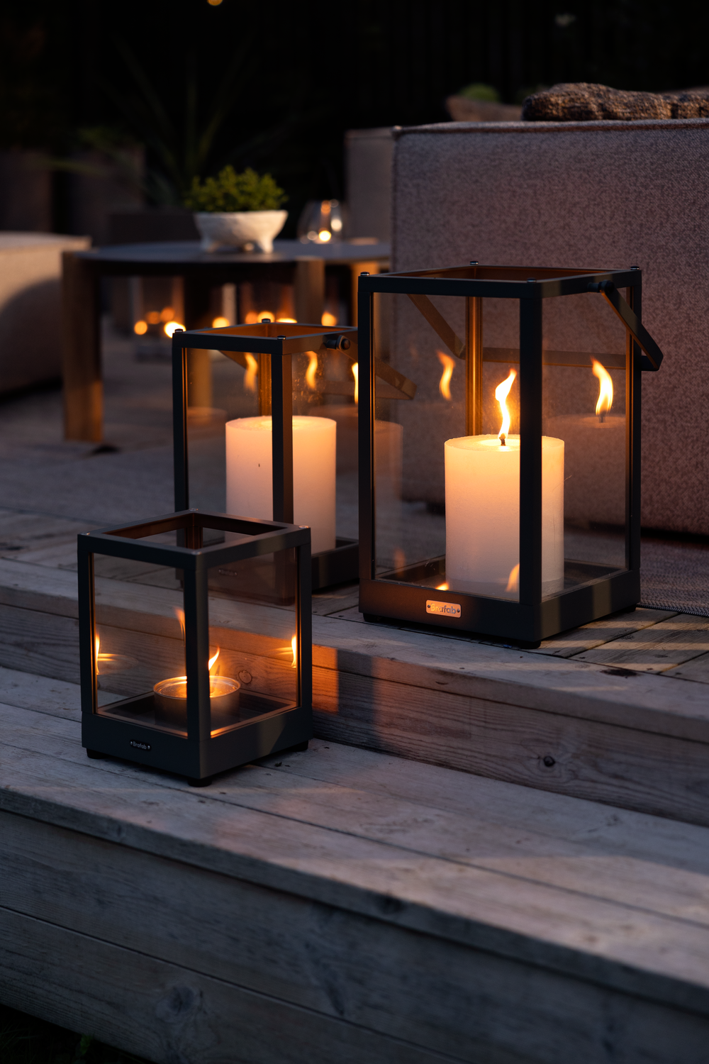 Belfort lanterne Sort