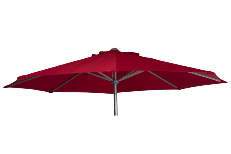 Cover red Umbrella alu 3m.