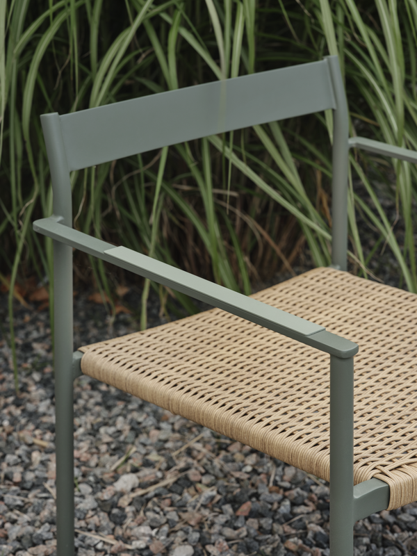 DK loungestol Nordic Green/Natur