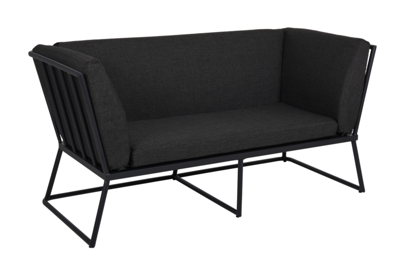 Vence 2-personers sofa Sort/antracit