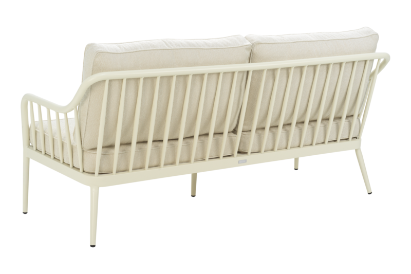 Coleville 3-personers sofa Pearl White/Dot Beige