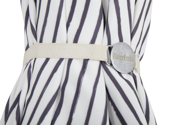 Gatsby parasol Grey Stripe