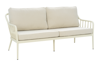 Coleville 3-personers sofa Pearl White/Dot Beige