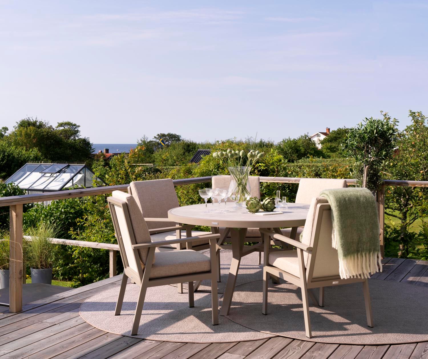 Samvaro spisebord Khaki/Sand