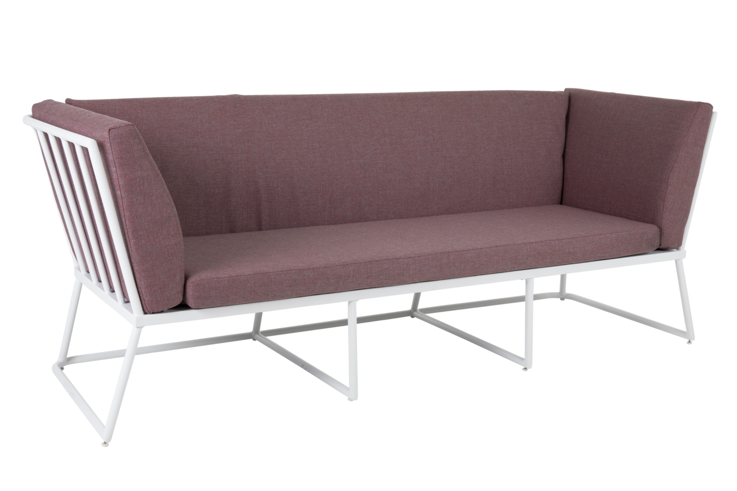 Vence 3-personers sofa Hvid/Peony