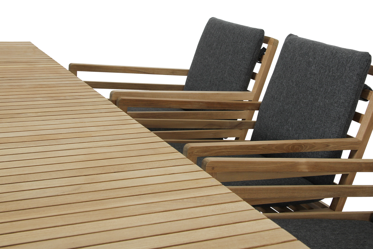 Zalongo spisebord Natur/grå