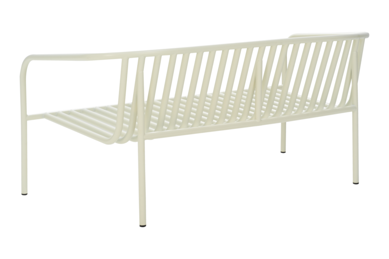 Bendt 2-personers sofa Pearl White/Teddy Orange