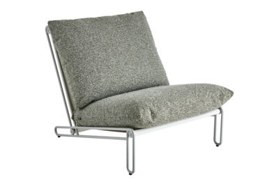 Blixt loungestol Light Grey/Teddy Verde