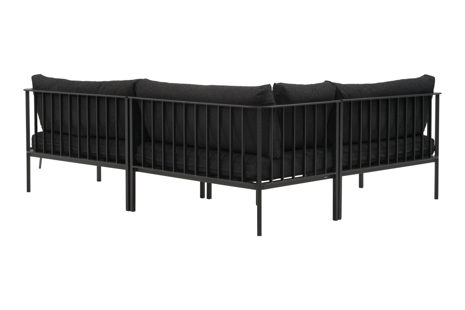 Upper loungesæt Sort/Teddy Black