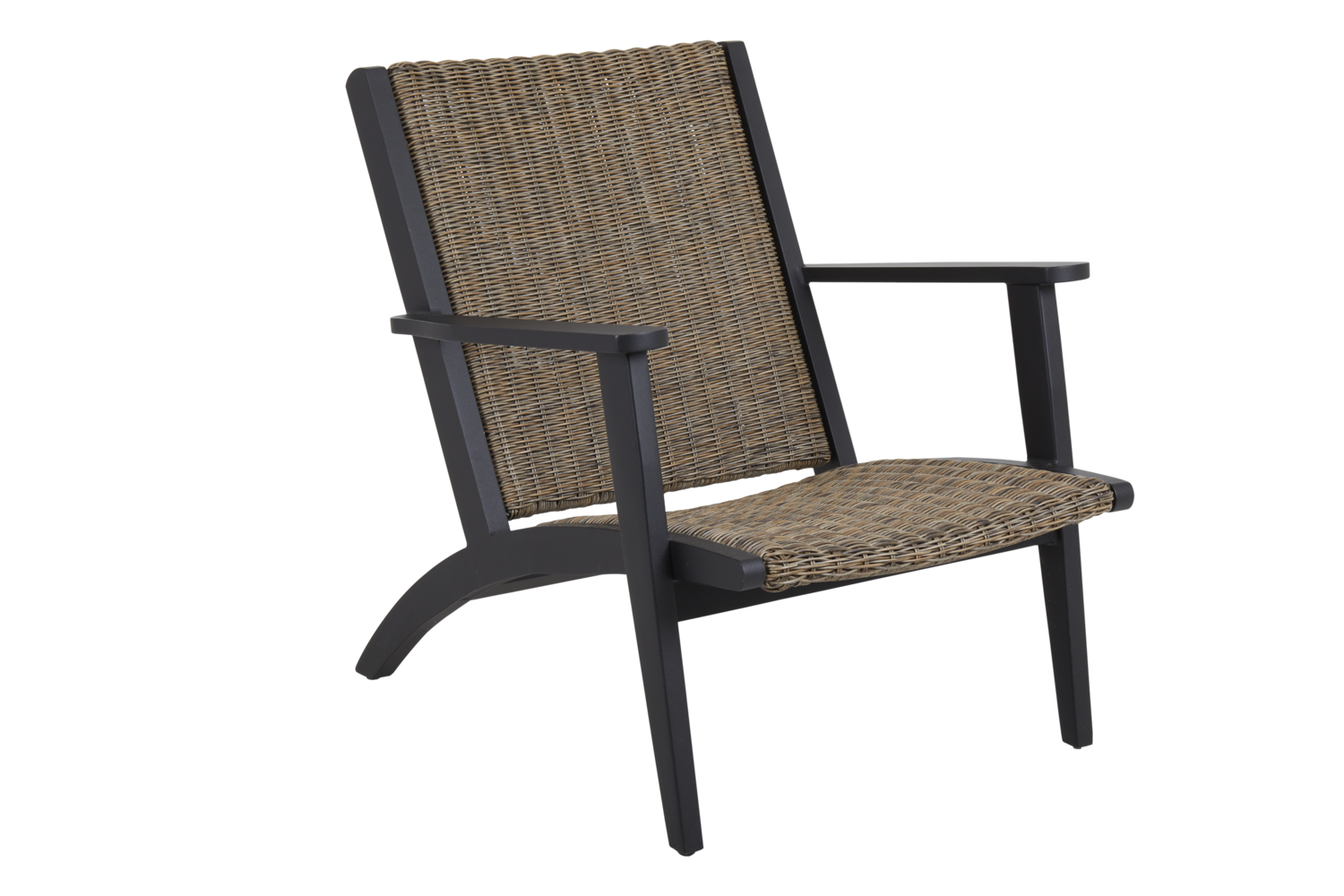 Kira loungestol Black_rustic