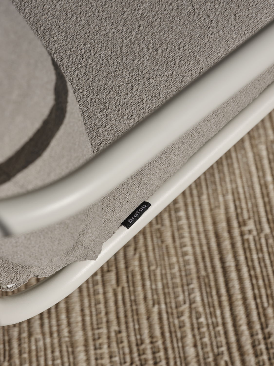 Bendt 2-personers sofa Pearl White/Teddy Beige