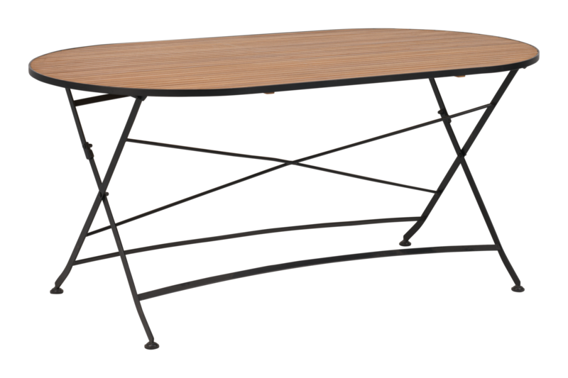 Brewer spisebord Sort/teak