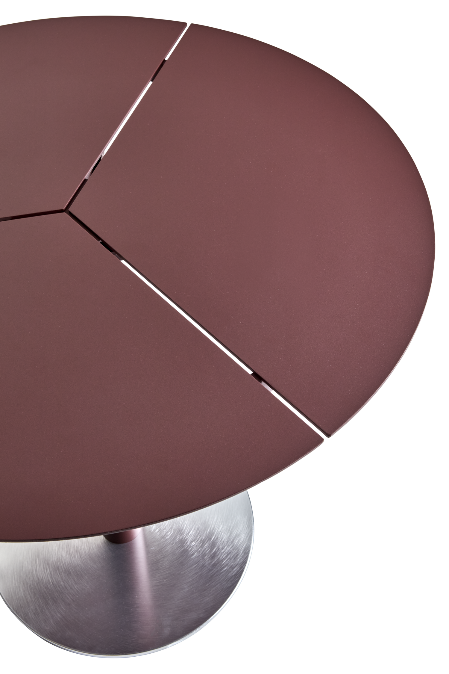 Peace cafébord Zin Red