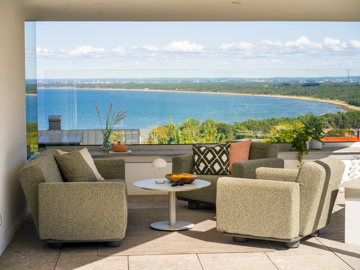 Bolster lænestol Antrasitt/Teddy Verde